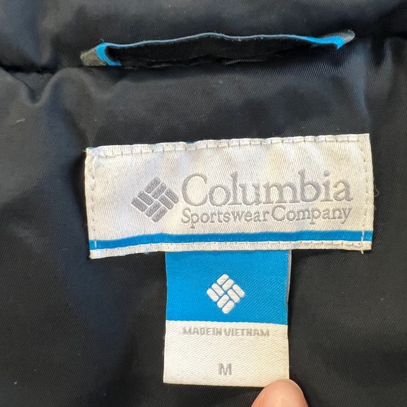 Columbia Women's Full Zip Winbreaker Jacket Long Sleeve Black Size Medium - Picture 3 of 5